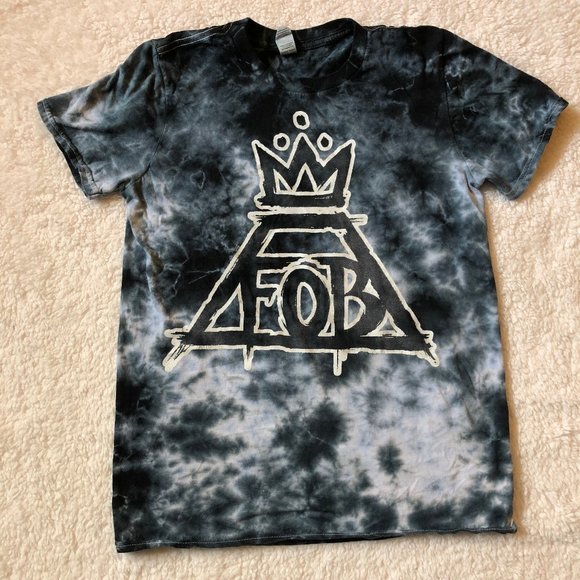 Tie Dye Fall Out Boy Oversized Band Tee - Picture 8 of 9
